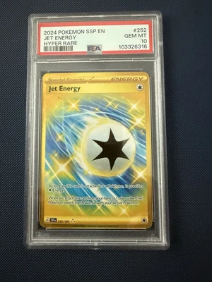 Jet Energy 252/191 Sv08: Surging Sparks Holo PSA 10 - Image 1 of 2