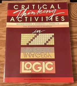 Critical Thinking Workbook Grades 7–12 Logic Patterns Homeschool STEM Clean Copy - Picture 1 of 21