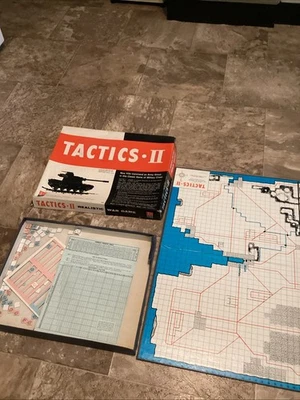Juego de mesa Tactics II 1961 2 Avalon Hill Army Group juego de guerra #502 piezas de colección Foto 1 de 4