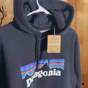 Patagonia Mens Small SP-6 Logo Uprisal Hoodie Black Sweatshirt New with Tags - Picture 1 of 8