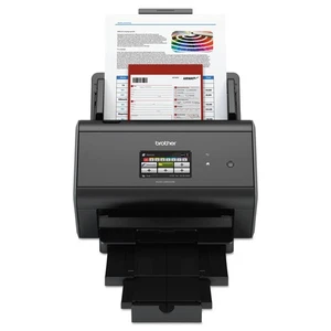 Brother ImageCenter ADS-2800W Wireless Document Scanner, Multi-Page Scanning, - Picture 1 of 8