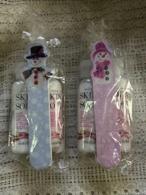 Avon ~ Skin So Soft ~ Body Lotion And Wash ~ Gift Sets ~ Lot Of 2 Sets - Image 1 of 3