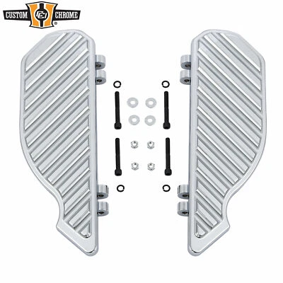 Pie de pie cromado CNC Rider apto para Harley Touring 1986 + Softail 86-17 Foto 1 de 2