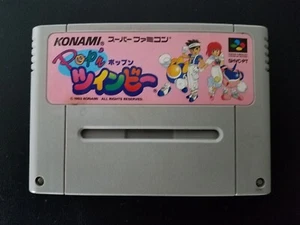 Nintendo Super Famicom SFC - Pop'n Twinbee - Importación Japón Japonés VENDEDOR DE EE. UU. - Imagen 1 de 4