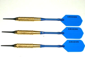 Soft Tip Darts, New 16 Gram Brass with Aluminum Shafts #4101 - Picture 1 of 3