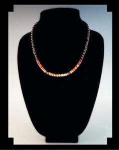 Creación de zorro blanco: collar de ostra espinosa con cadena de cobre/esterlina - Imagen 1 de 5