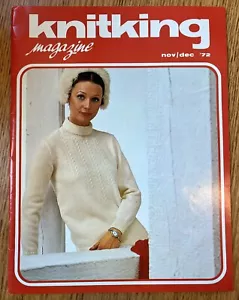 Knitking Magazine Nov/Dec 1972 Volume 9 No 2 Knitting Machine Patterns - Foto 1 di 3