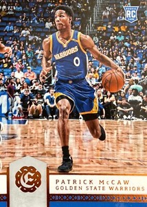 Patrick McCaw Excalibur 16-17 #58 Rookie Card Golden State Warriors