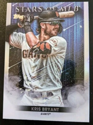 2022 Topps Series 1 Baseball Kris Bryant Stars Of MLB Insert #SMLB-27 Giants - Image 1 of 4