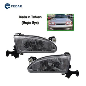 Headlight Lamp Fit 1998-2000 Toyota Corolla Pair - Picture 1 of 7