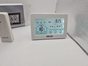 Estación Meteorológica Inalámbrica Interior Exterior Termómetro (BALDR) Probado, Caja Abierta Nuevo - Imagen 1 de 14