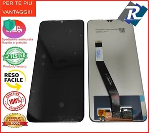 LCD DISPLAY TOUCH PER XIAOMI REDMI 9 M2004J19AG M2004J19G NERO - Foto 1 di 2