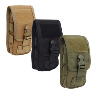 Outdoor Tactical Mobile Phone Pouch Holster Case Bag Hook Holder Belt Universal