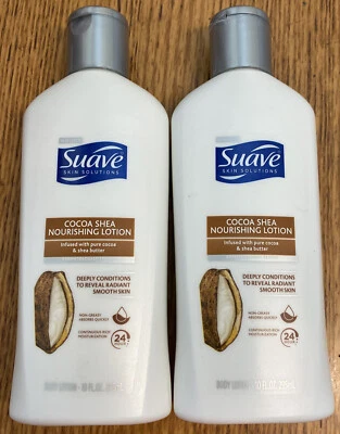 Suave Cocoa Shea Nourishing Lotion Pure Cocoa & Shea Butter 10 fl oz 2 Pack - Image 1 of 4