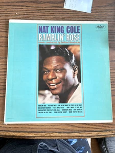 Nat King Cole Ramblin' Rose LP 1962 Capitol Records T-1793 Belford Hendricks - Picture 1 of 6