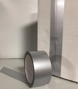 Klebeband Paketband Packband bunt silber PP Feuchtigkeitsbeständig 50mm x 66m - Bild 1 von 4