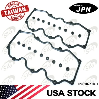 Engine Valve Cover Gasket Set for Nissan 200SX 1987-1988 3.0L V6 2960cc 181cid - Image 1 of 4