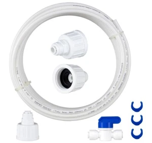 Fridge Freezer Water Filter Plumbing Fittings Connection Kit Pipe Connector 3/4  - Picture 1 of 7