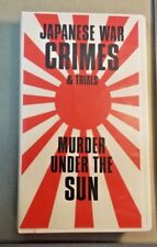 VINTAGE VHS VIDEO CASSETTE JAPANESE WAR CRIMES TRIALS MURDER UNDER THE SUN 76B