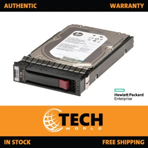 Disque dur double port 3,5 pouces lff HP P2000 2 To 6 G SAS 7,2 K tr/min AW555A 605475-001 - Photo 1/1