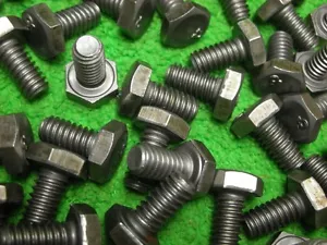 200 pz 1/4" x 1/2" testa esagonale tappo vite macchina bullone 1/4-20 7/16 testa esagonale presa - Foto 1 di 1