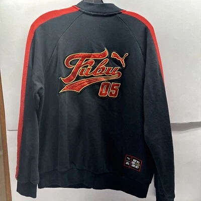 Puma  Fubu Jacket Zip Up Red Black Size Medium.    C - Image 1 of 4