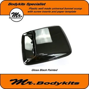 GLOSS BLACK BONNET SCOOP FOR TOYOTA HILUX SR5/SR/WORKMATE/GUN/KUN/LN/RN/TGN/GGN - Bild 1 von 7
