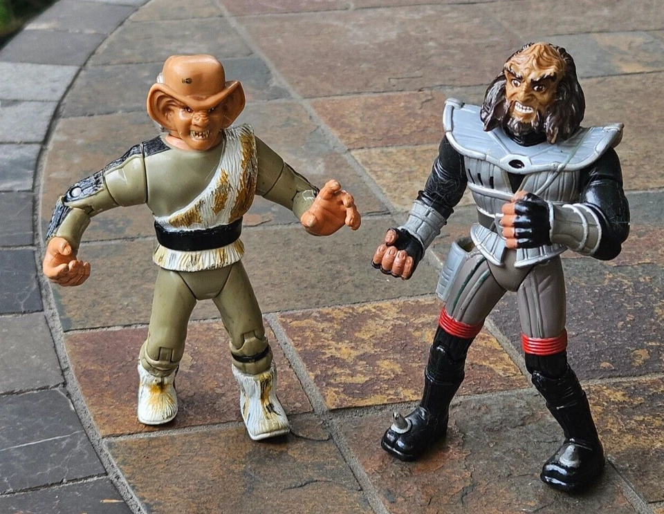 Figuras de acción Star Trek Next Generation Gowron The Klingon & Ferengi Playmates Foto 1 de 4
