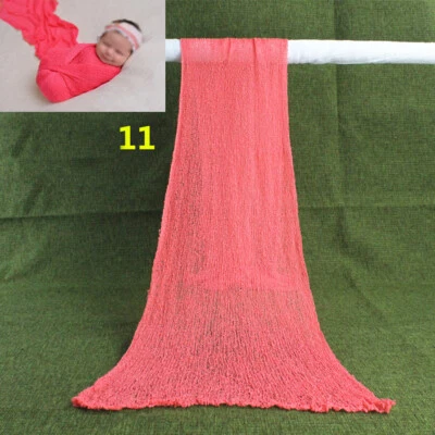 Venta al por mayor Accesorios para fotografía de bebés Envolturas para mantas Envolturas de punto elástico Accesorios Foto 1 de 4