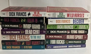 Dick Francis Lot Of 14 Horse Racing Mystery Detective Paperbacks - Picture 1 of 13
