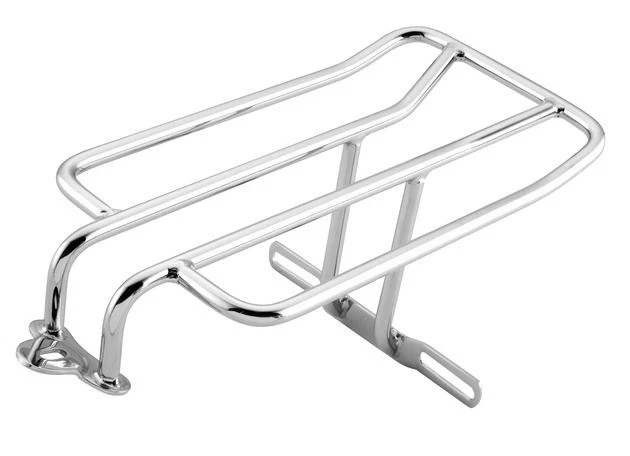Biker's Choice Luggage Rack For 2-Up Seats Chrome #301036 Harley Davidson Foto 1 de 1