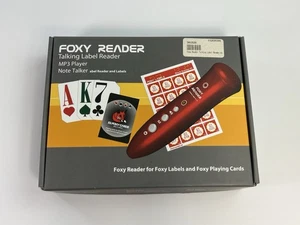 Foxy Reader sprechender Etikettenleser Organizer Recorder MP3 Player Set für Blinde - Bild 1 von 4