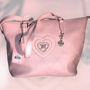 NWT Juicy Couture Large Tote Bag Pink - Picture 1 of 4
