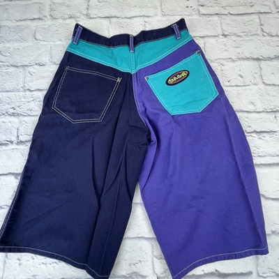 Pantalones Cortos OP Ocean Pacific Para Hombre Talla 28 Vintage Bloques de Color Patinador Surf Años 80 90 Y2K Foto 1 de 4