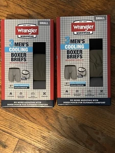 6 Wrangler Cooling Boxer Briefs Size Small (28-30) New - Picture 1 of 3