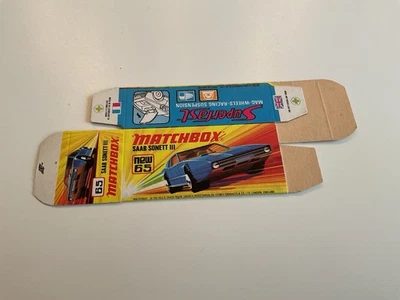 Matchbox Superfast Flat Box For No 65 SAAB SONETT 111 - Image 1 of 2