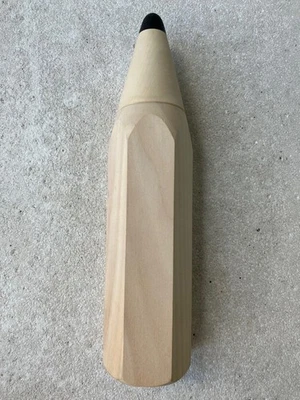 Stifte-Box Stiftform Holz natur schwarz 26,5cm Einschulung Schulkind Schulbeginn - Bild 1 von 4