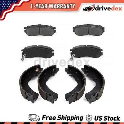 Pastillas de freno delanteras traseras y zapatas para Dodge Colt 1993 1994 Eagle 2000 GTX_DV Foto 1 de 4