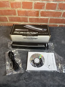 ScanSnap S1100 600dpi Color Portable Document Scanner Used With Box - Picture 1 of 10