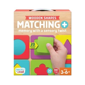 - Matching+ Wooden Sensory Shapes - Logic Puzzles - Premium Wood Construction... - Picture 1 of 6