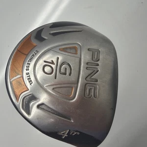 Ping G-10 Men's 17* RH 4-Wood TFC129 Soft Regular Tip Flex Golf Pride Grip - Picture 1 of 9