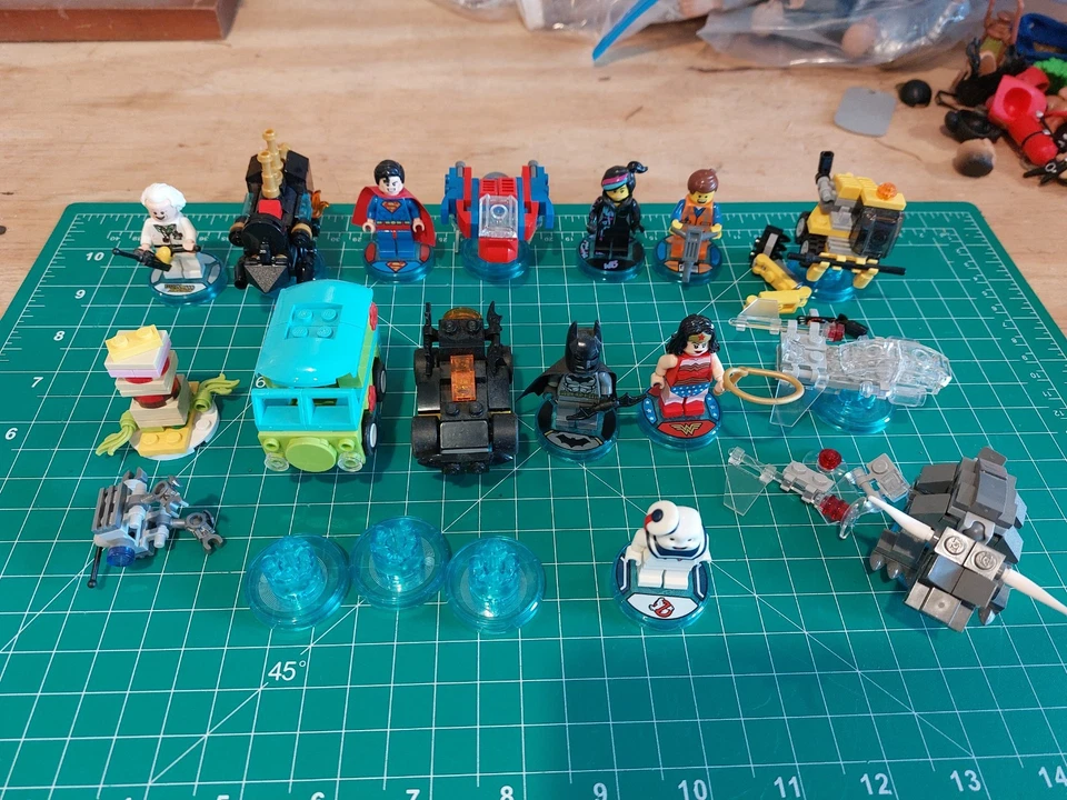 LEGO Dimensions Lote Etiqueta Disco Lote Scooby Regreso al Futuro Batman Cazafantasmas Foto 1 de 4