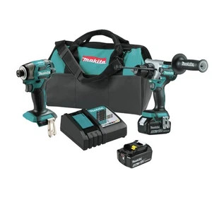 Makita XT297T 18V LXT 1/2" Taladro percutor y atornillador de impacto Kit combinado Nuevo - Imagen 1 de 14