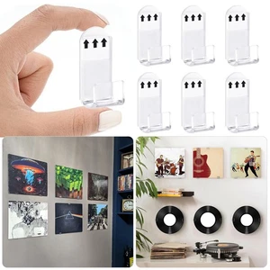 6-36X Acrylic Record Display Stand Shelf Clear Vinyl Record Holder Shelves Rack - Picture 1 of 8