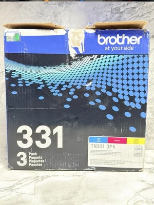 Cartuchos de tóner Brother Genuinos TN331 Cian Magenta Amarillo Caja Abierta Lámina Sellada Foto 1 de 4