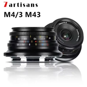 7artisans 10mm F3.5 APS-C 108° MF Ultra-Wide Angle Prime Lens for M4/3 M43 Mount - Picture 1 of 10