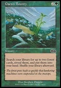 *MRM* FR/VF 4x Don de Ga�a / Gaea's Bounty MTG USG - Picture 1 of 1