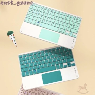 With touchpad Square button Wireless Portable keyboard ultrathin for PC ipad Mac - Bild 1 von 4