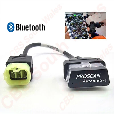 PROSCAN AUTOMOTIVE KTM 1290 CAN BUS OBD 6 Pin FI Diagnostic Scanner 2017-2020 BLUETOOTH