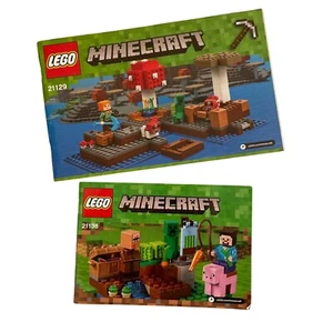 Lego Minecraft Instruction Manuals Bundle 21129 And 21138 - Picture 1 of 4